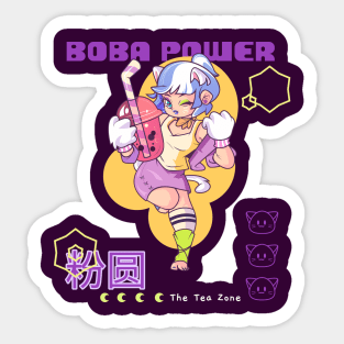 Boba Power Sticker